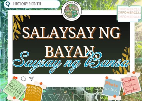 salaysay ng bayan saysay ng bansa slogan|Saysay ng sariling kasaysayan: Ang Ambag ni Zeus .